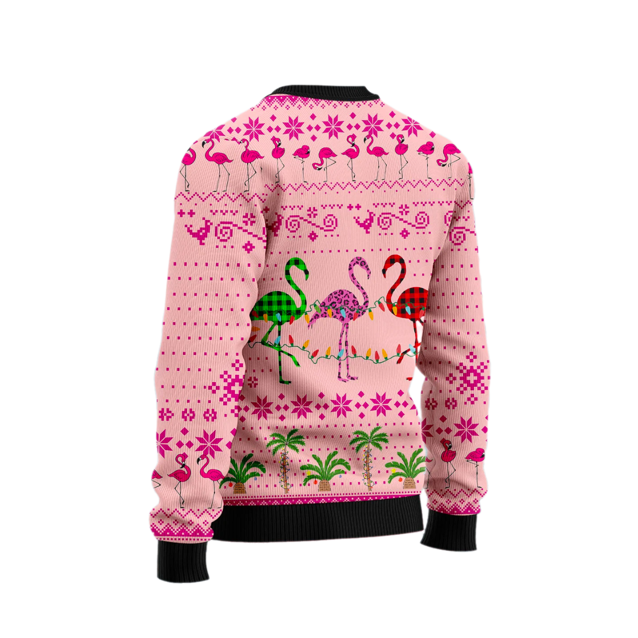 Flamingo Merry Flocking Christmas Ugly Christmas Sweater For Men & Women Christmas Gift Sweater US2479 - WeCustomit