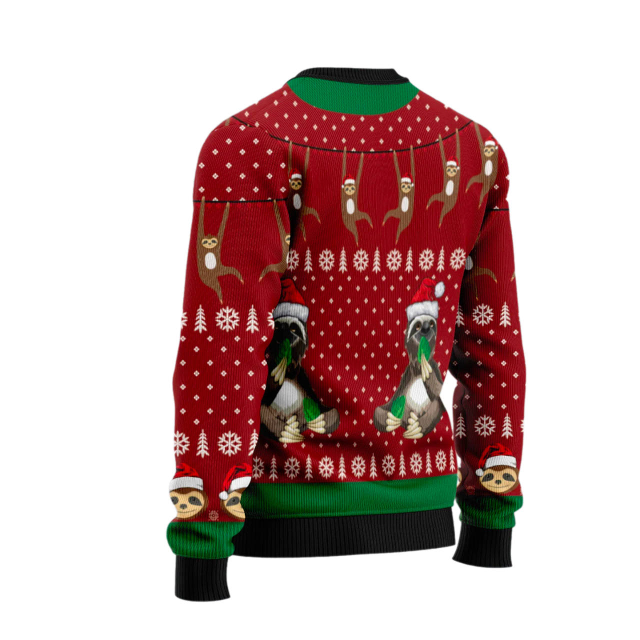 Sloth Sloth Ugly Christmas Sweater For Men & Women Christmas Gift Sweater US2482 - WeCustomit