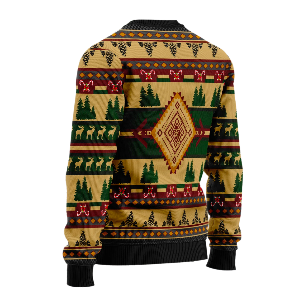 Moose Pattern Ugly Christmas Sweater For Men & Women Christmas Gift Sweater US2485 - WeCustomit