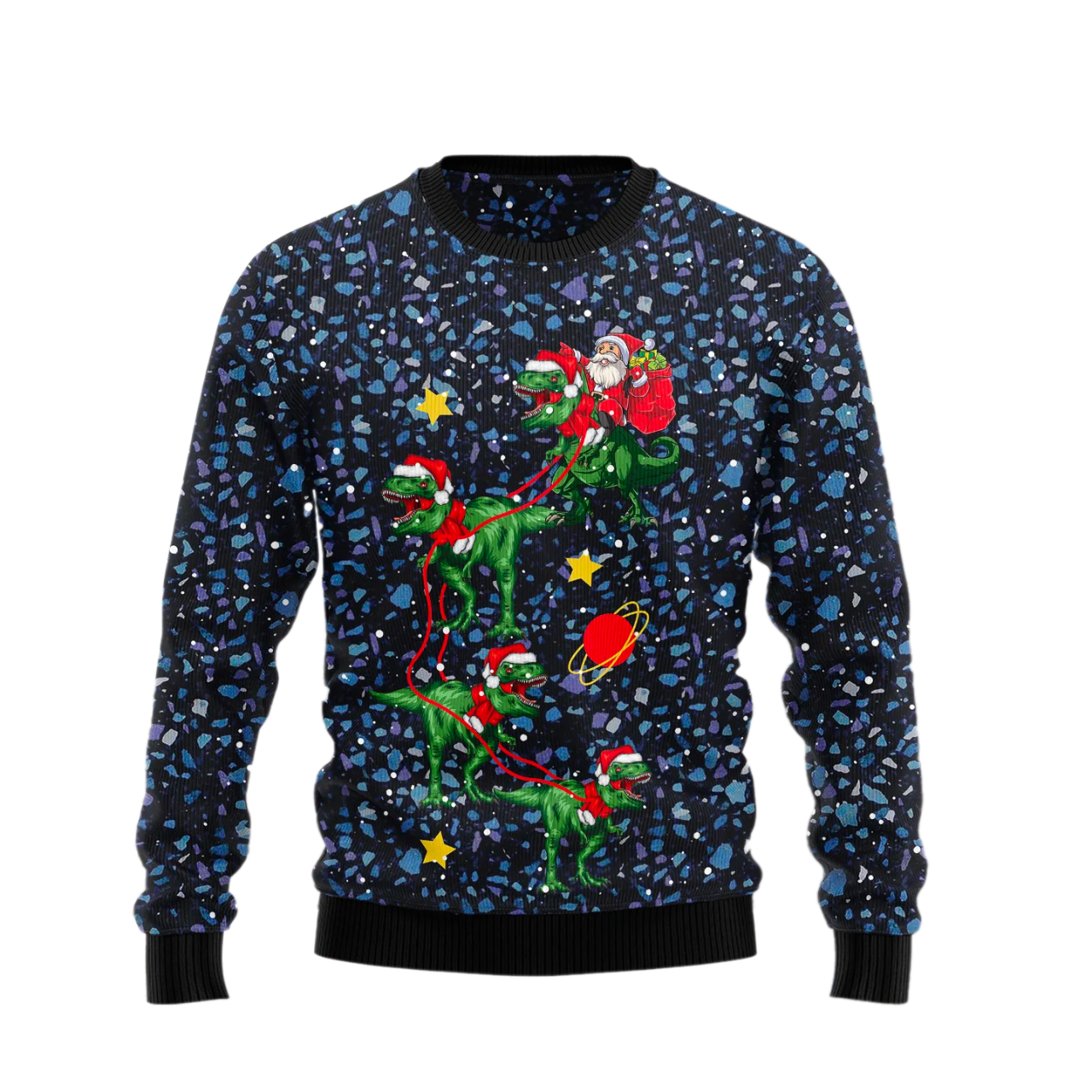 Dinosaur Reindeer Ugly Christmas Sweater For Men & Women Christmas Gift Sweater US2495 - WeCustomit