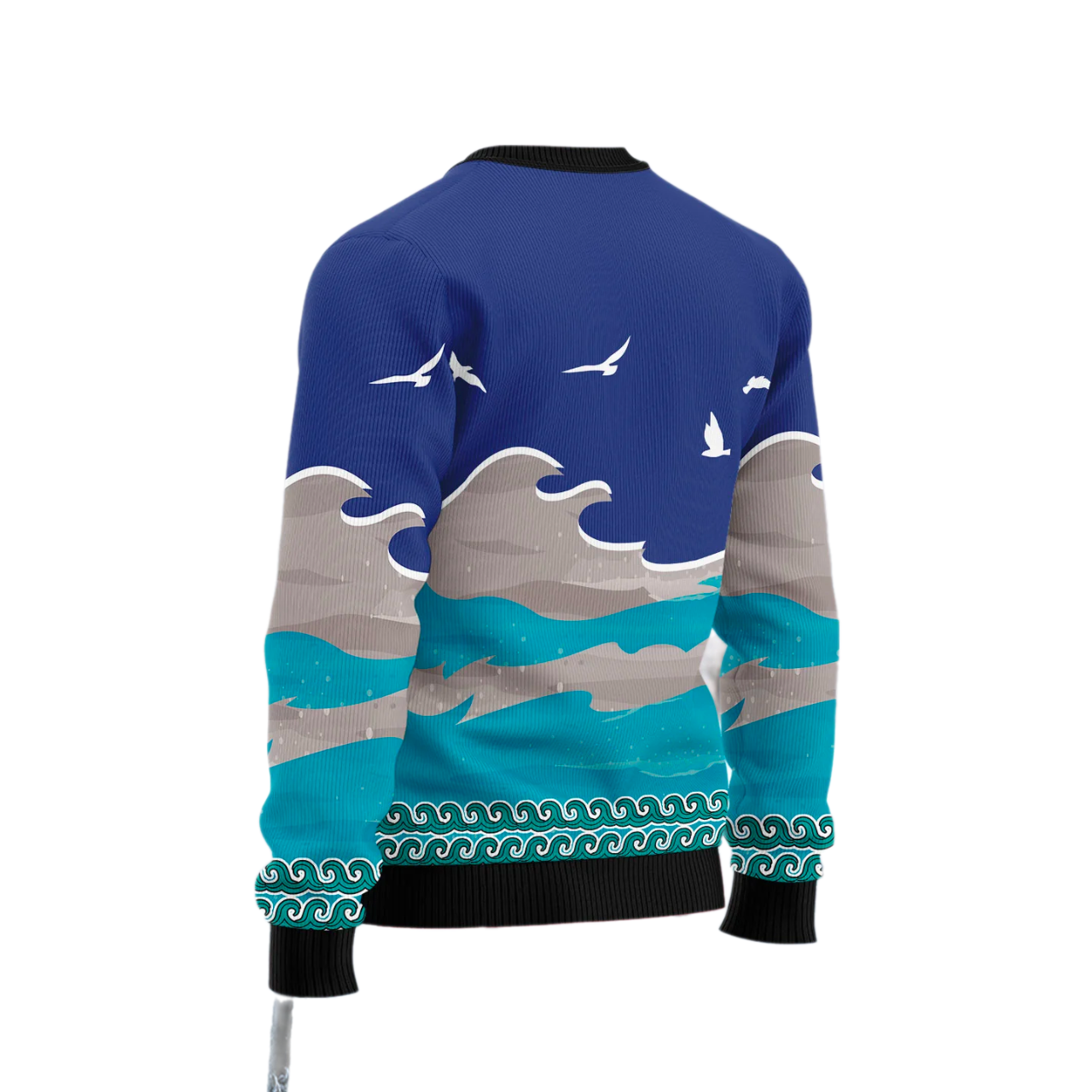Surfing Santa Ugly Christmas Sweater For Men & Women Christmas Gift Sweater US2500 - WeCustomit