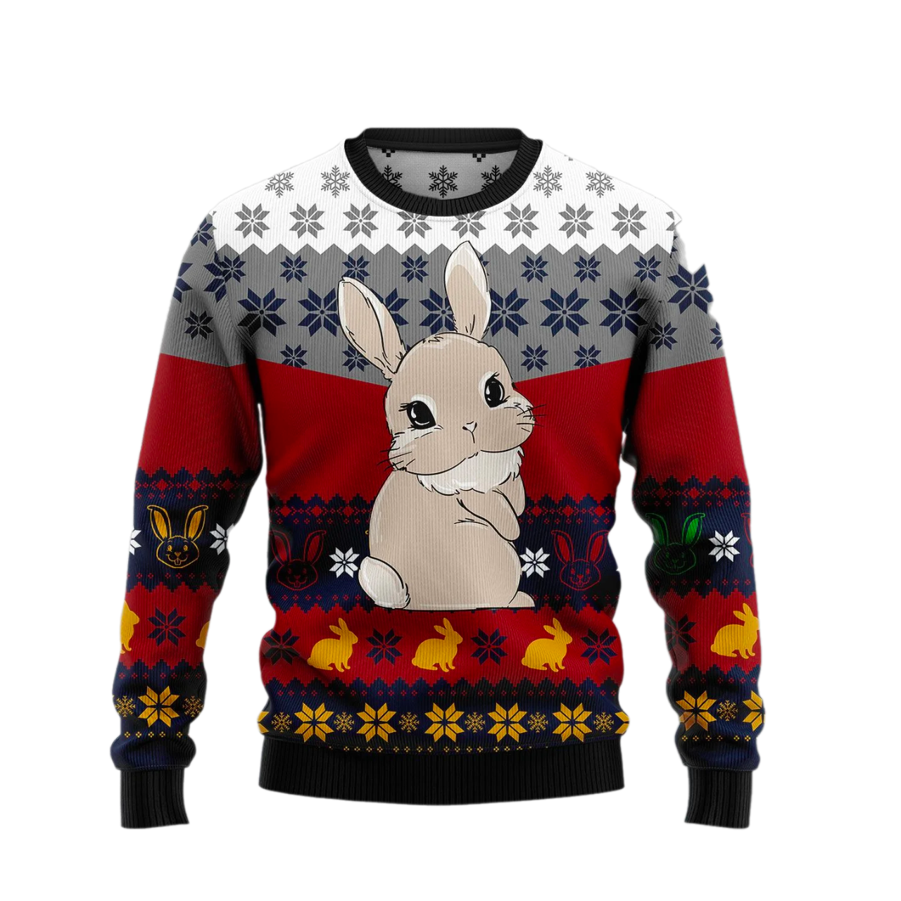 Cute Rabbit Ugly Christmas Sweater For Men & Women Christmas Gift Sweater US2503 - WeCustomit