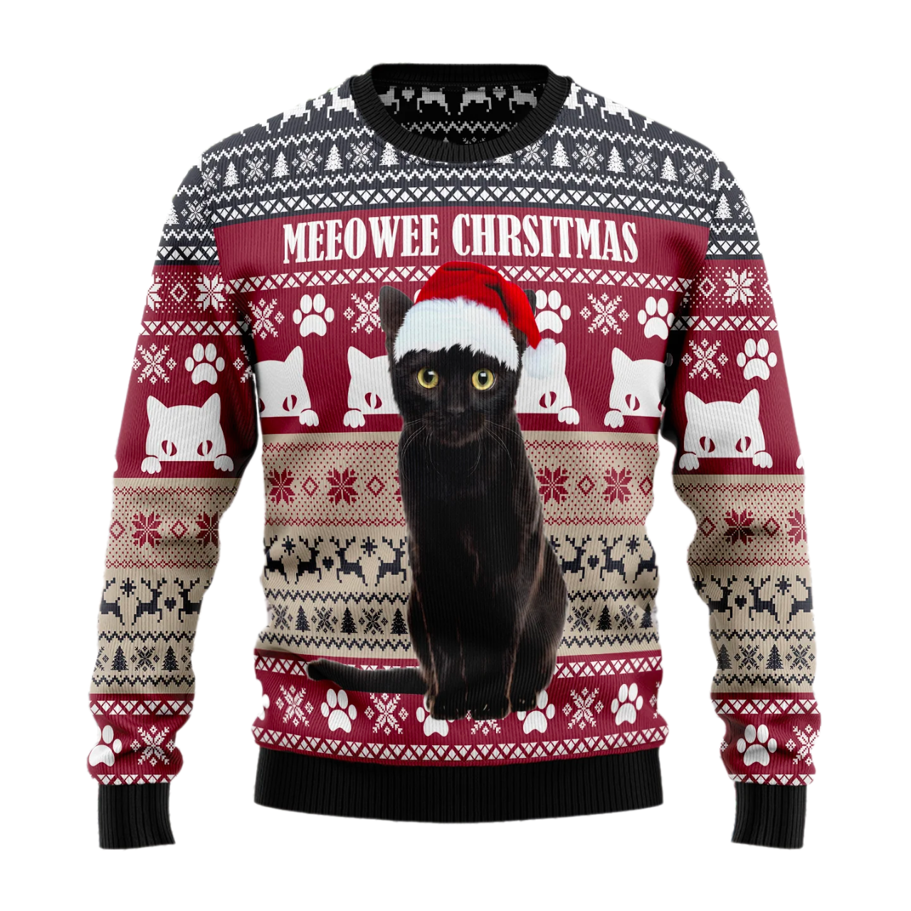 Meeowee Christmas Ugly Christmas Sweater For Men & Women Christmas Gift Sweater US2708 - WeCustomit