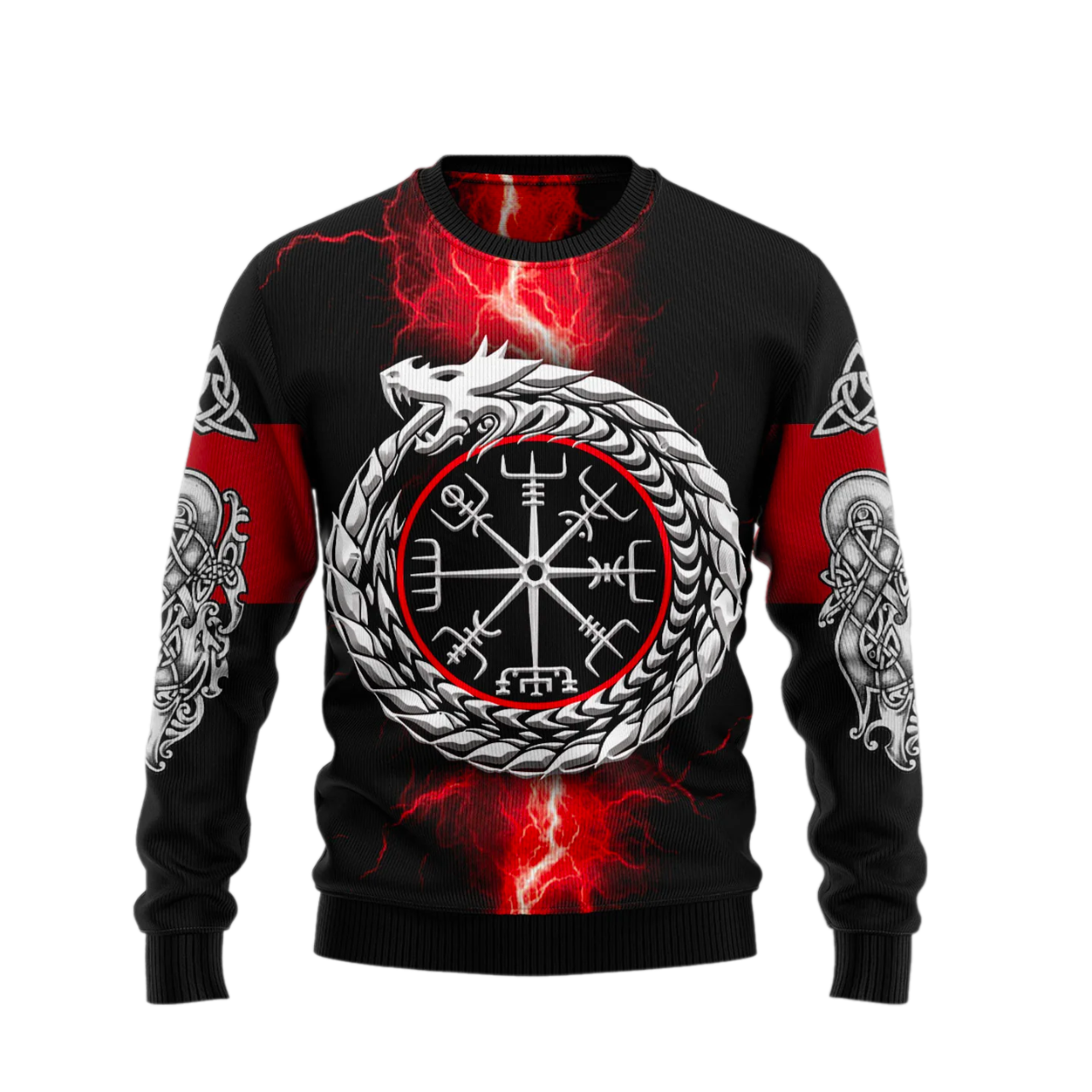 Viking Ugly Christmas Sweater For Men & Women Christmas Gift Sweater US2541 - WeCustomit