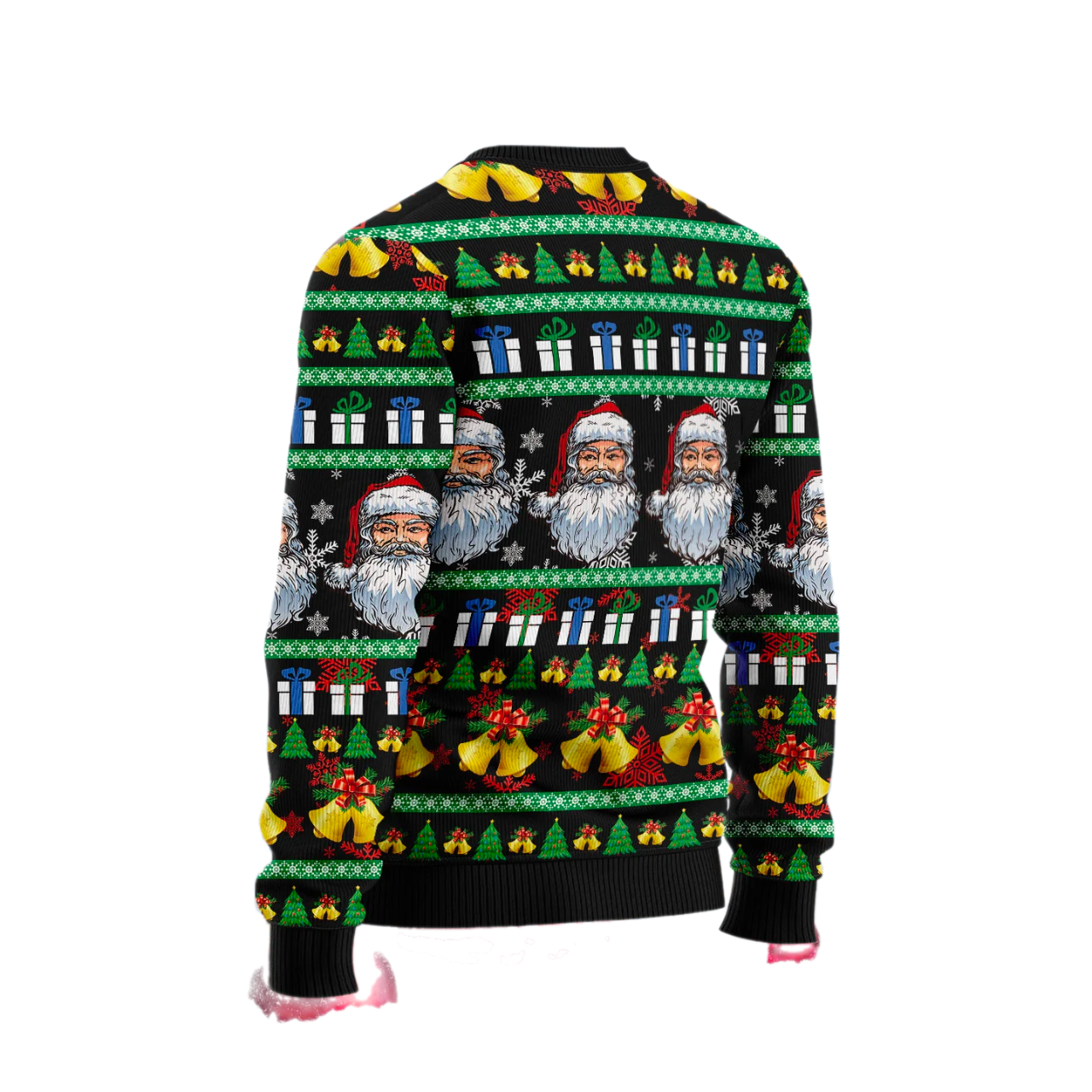 Santa Claus Jingle Bell Ugly Christmas Sweater For Men & Women Christmas Gift Sweater US2550 - WeCustomit
