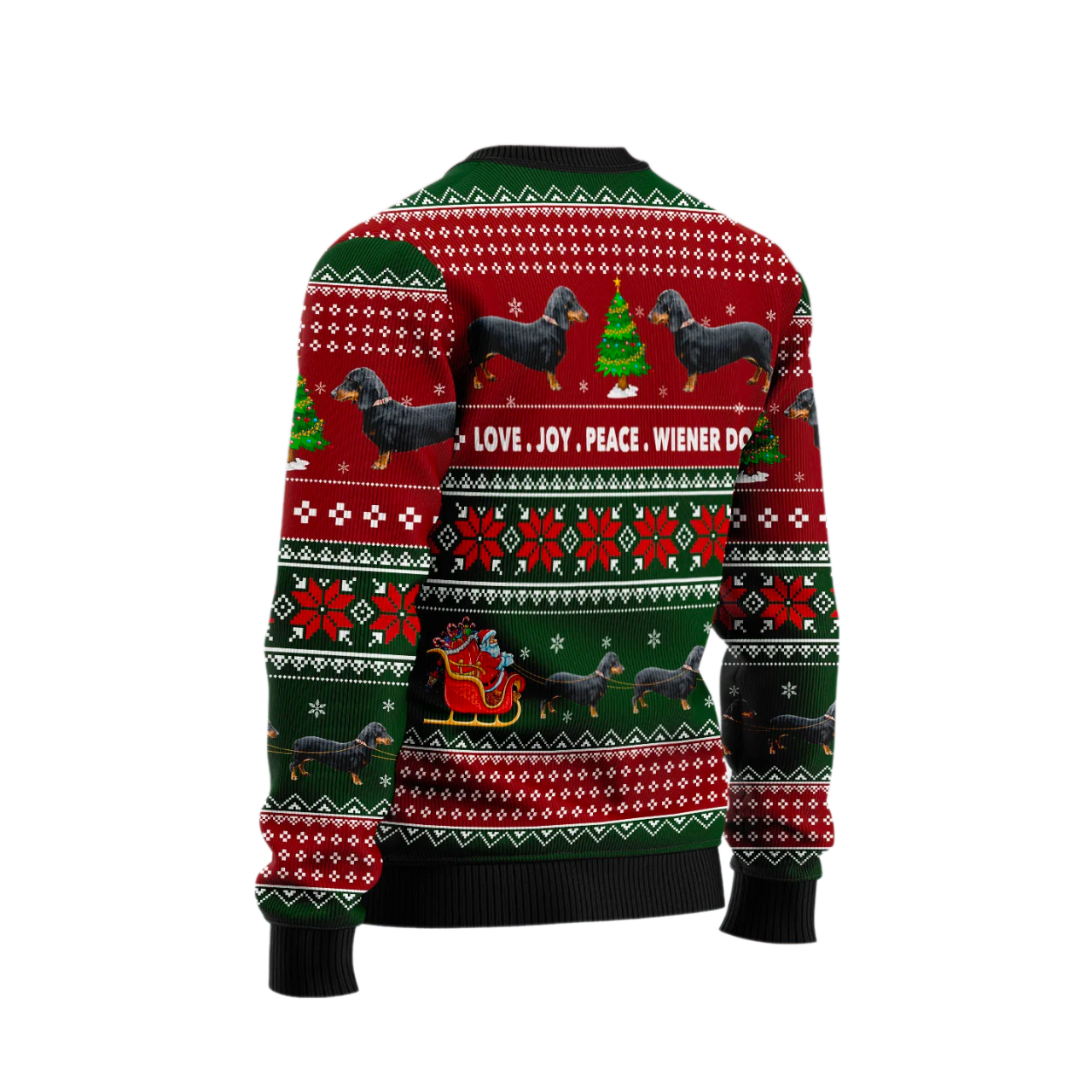 Love Joy Peace Ugly Christmas Sweater For Men & Women Christmas Gift Sweater US2551 - WeCustomit