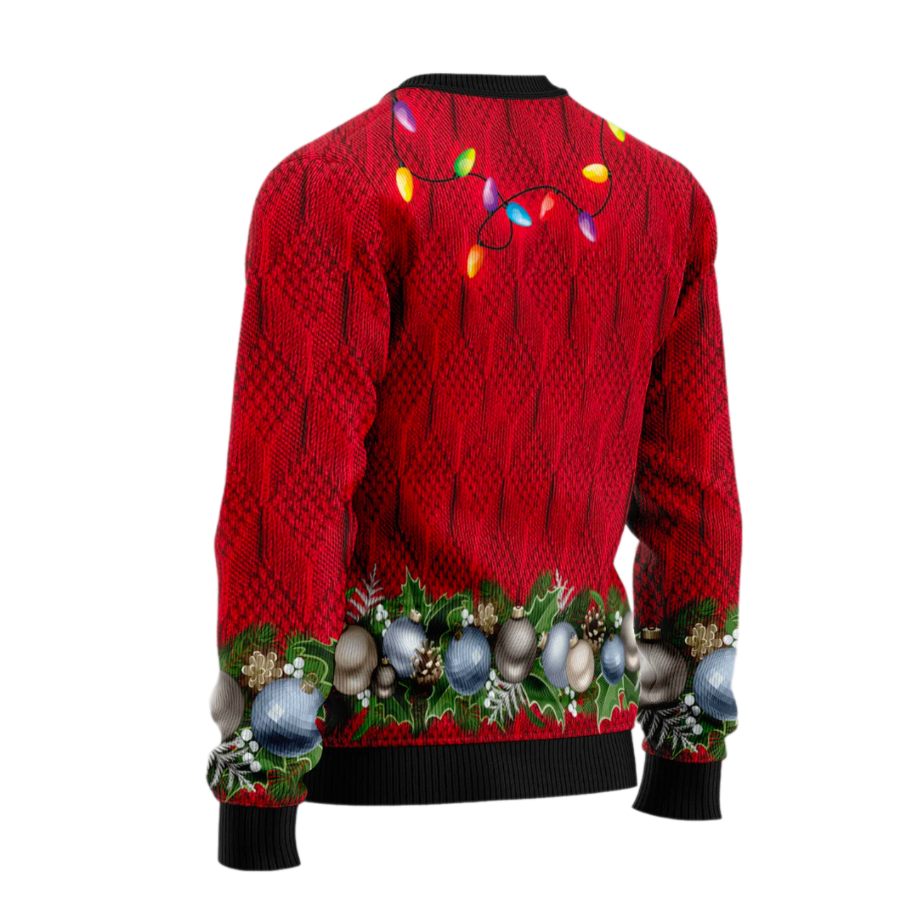 Black Cat Christmas Beauty Ugly Christmas Sweater For Men & Women Christmas Gift Sweater US2554 - WeCustomit