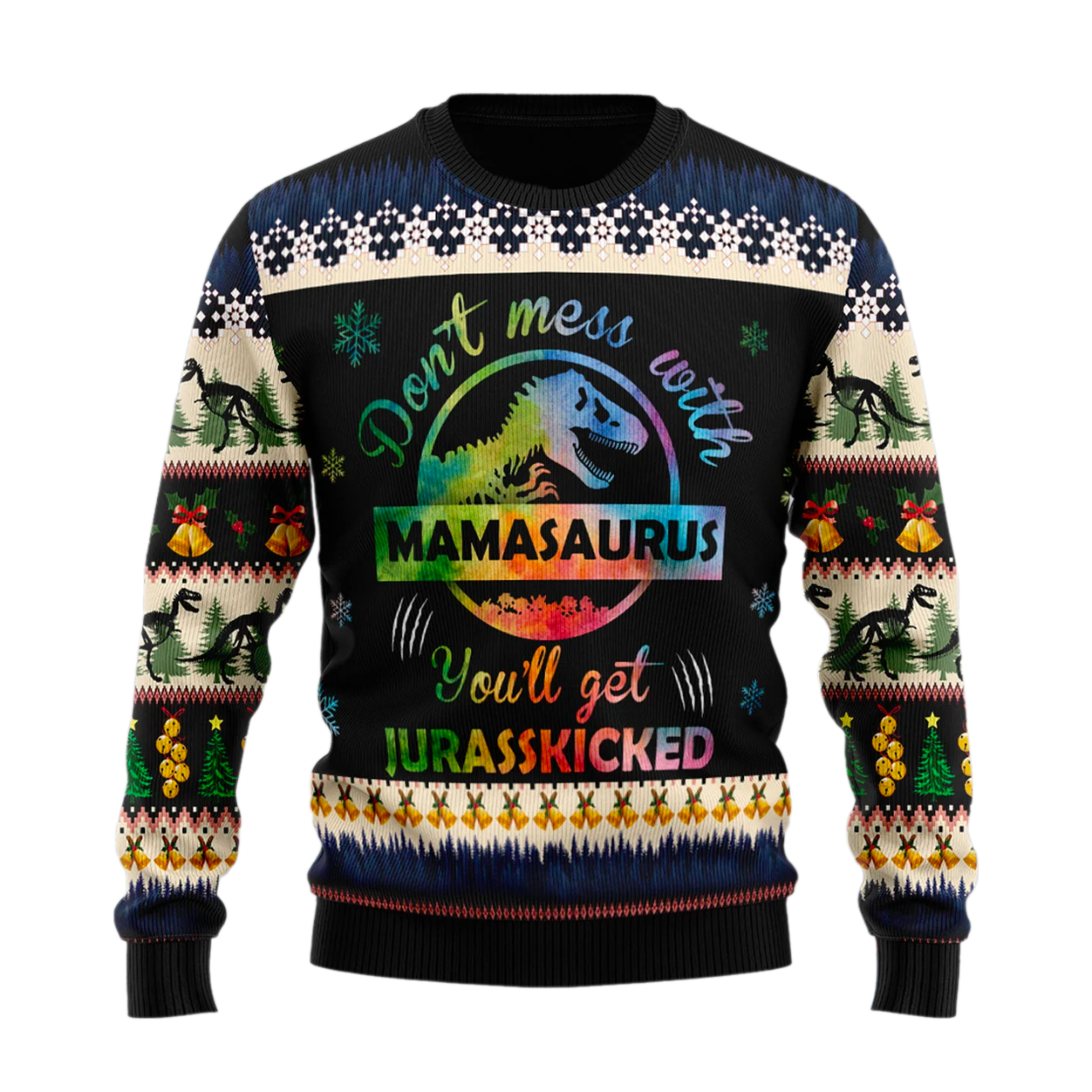 Mamasaurus Ugly Christmas Sweater For Men & Women Christmas Gift Sweater US2558 - WeCustomit
