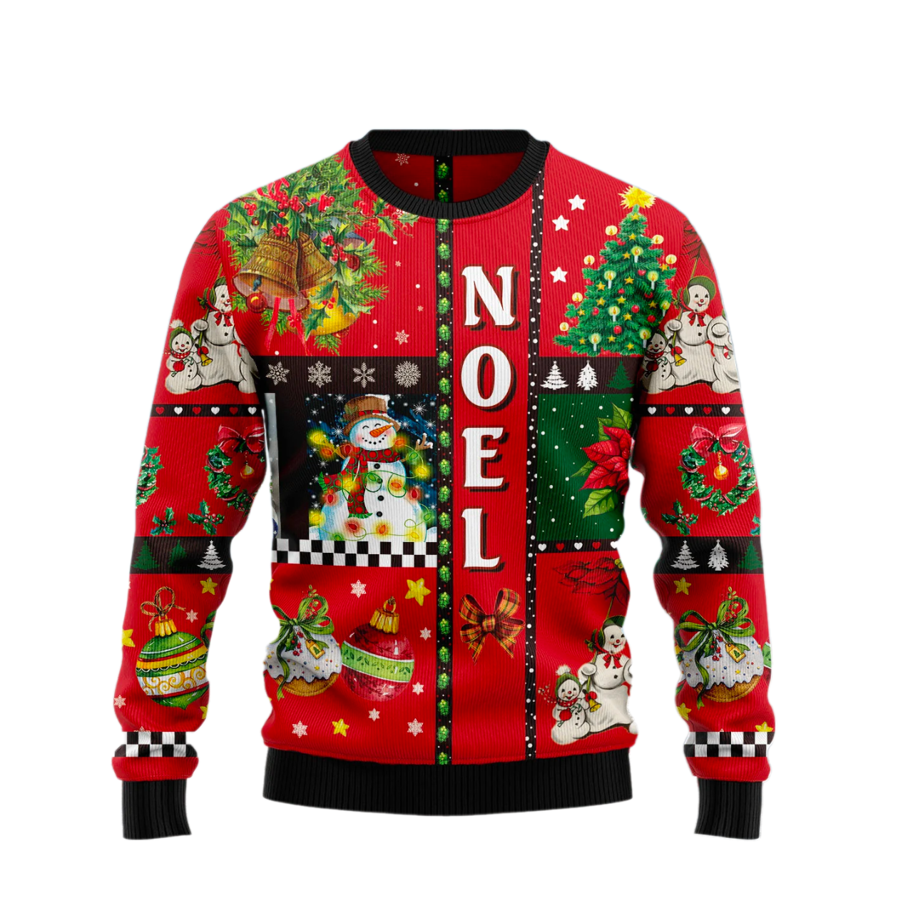 Lovely Snowman Noel Ugly Sweater For Men & Women Christmas Gift Sweater US2564 - WeCustomit