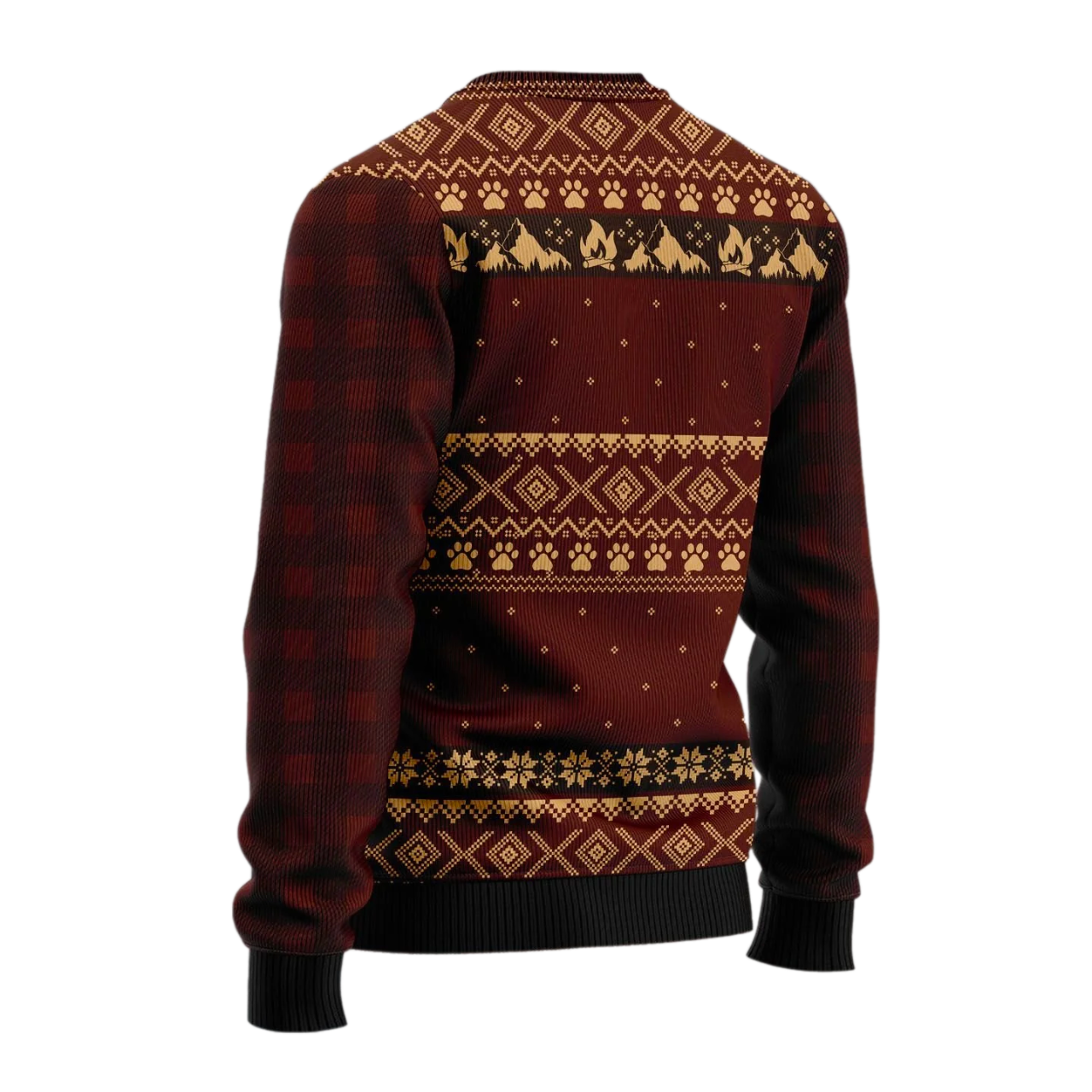American Dog Reindeers Car Ugly Christmas Sweater For Men & Women Christmas Gift Sweater US2567 - WeCustomit