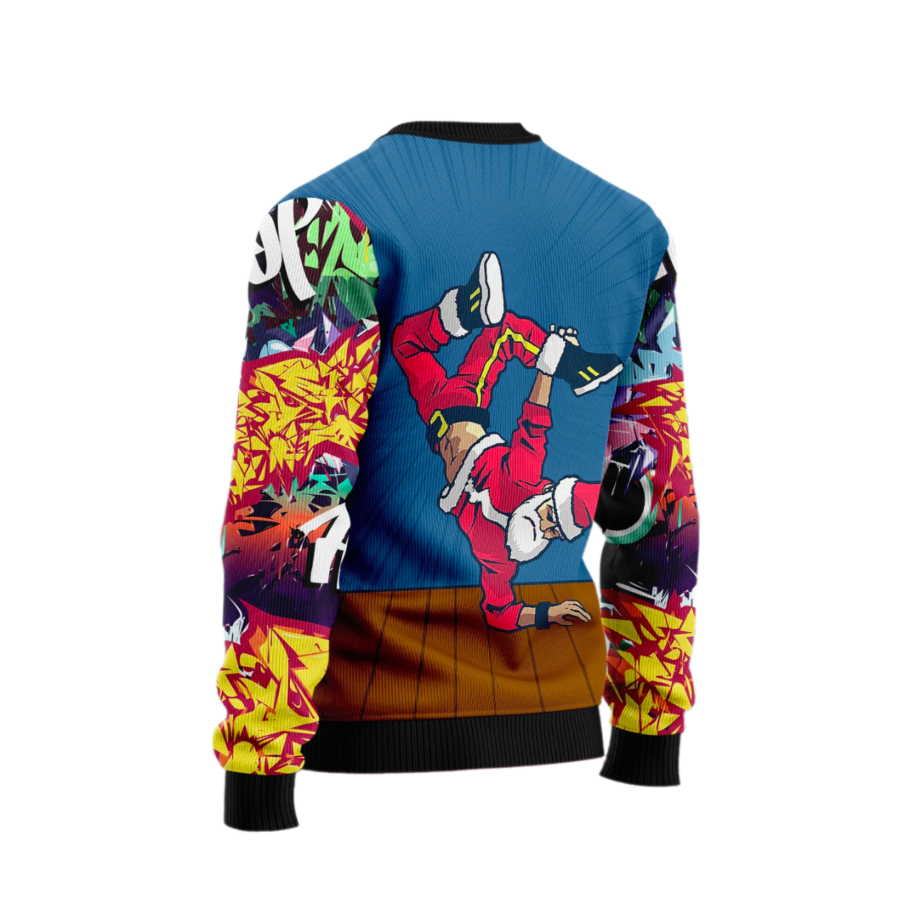 Hip-Hop Santa Ugly Christmas Sweater For Men & Women Christmas Gift Sweater US2573 - WeCustomit