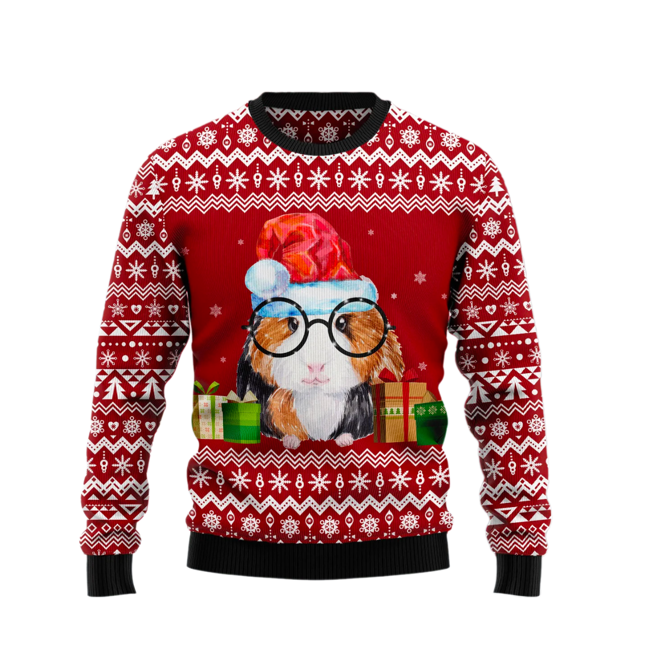 Guinea Pig Xmas Ugly Christmas Sweater For Men & Women Christmas Gift Sweater US2574 - WeCustomit