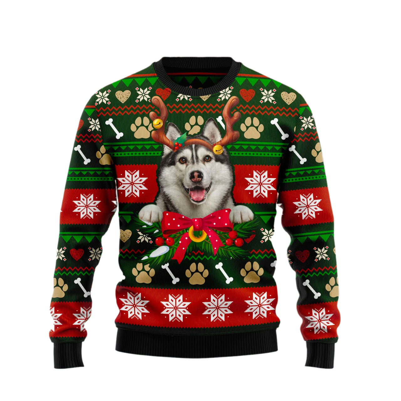 Funny Dog Ugly Christmas Sweater For Men & Women Christmas Gift Sweater US2577 - WeCustomit
