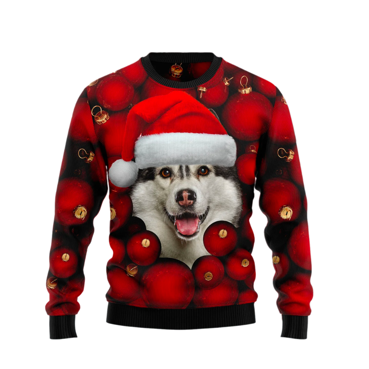 Cute Christmas Dog Ugly Christmas Sweater For Men & Women Christmas Gift Sweater US2580 - WeCustomit