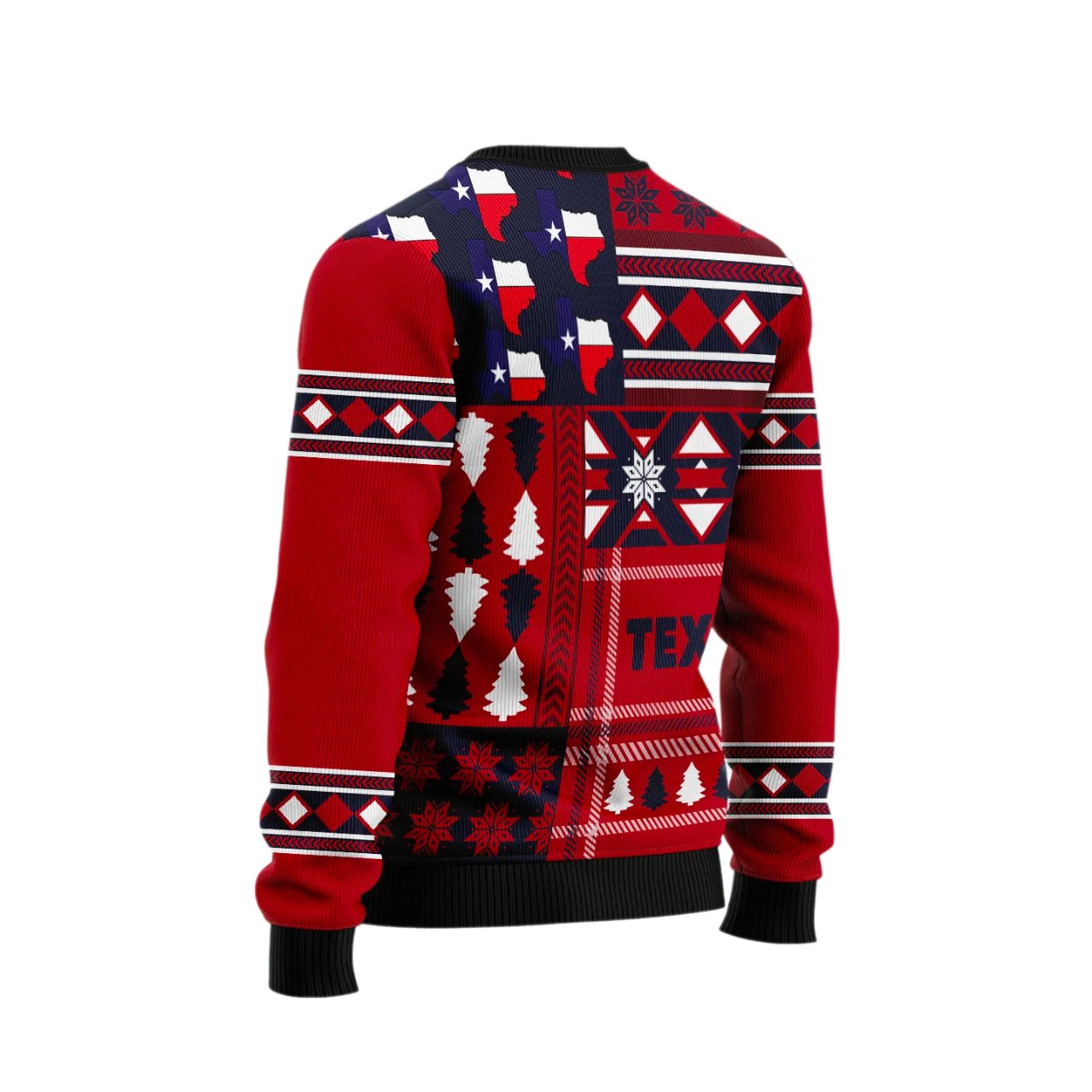 Texas Red Pattern Ugly Sweater For Men & Women Christmas Gift Sweater US2600 - WeCustomit