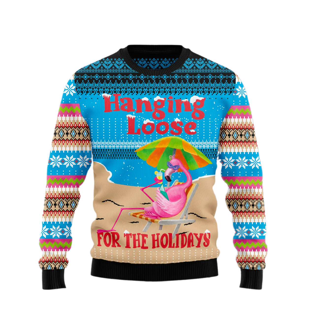 Hanging Loose Ugly Sweater For Men & Women Christmas Gift Sweater US2608 - WeCustomit