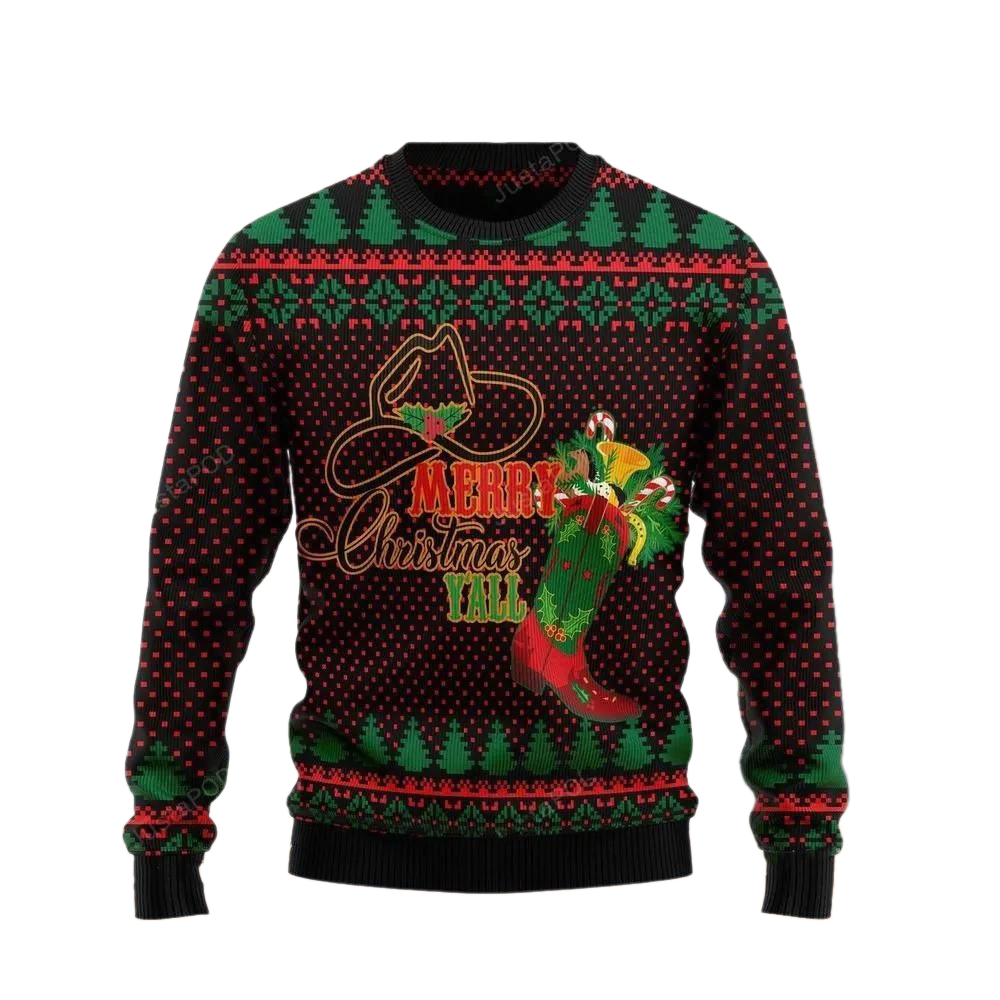 Merry Christmas Ugly Christmas Sweater For Men & Women Christmas Gift Sweater US2871 - WeCustomit