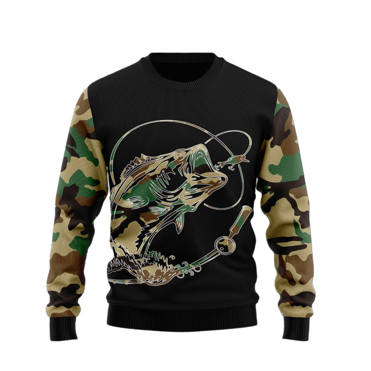 Fishing Dad Ugly Christmas Sweater For Men & Women Christmas Gift Sweater US2824 - WeCustomit