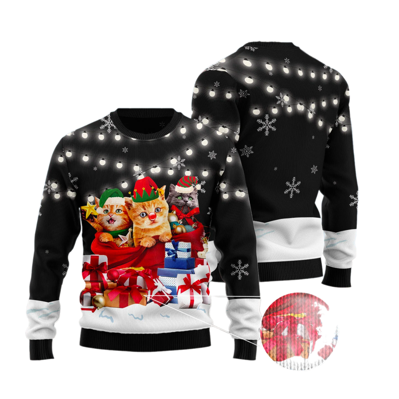 Cat Gifts Noel Ugly Christmas Sweater For Men & Women Christmas Gift Sweater US2878 - WeCustomit