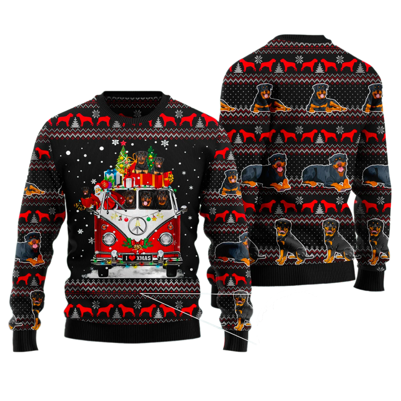 I Love Xmas Ugly Sweater For Men & Women Christmas Gift Sweater US2893 - WeCustomit