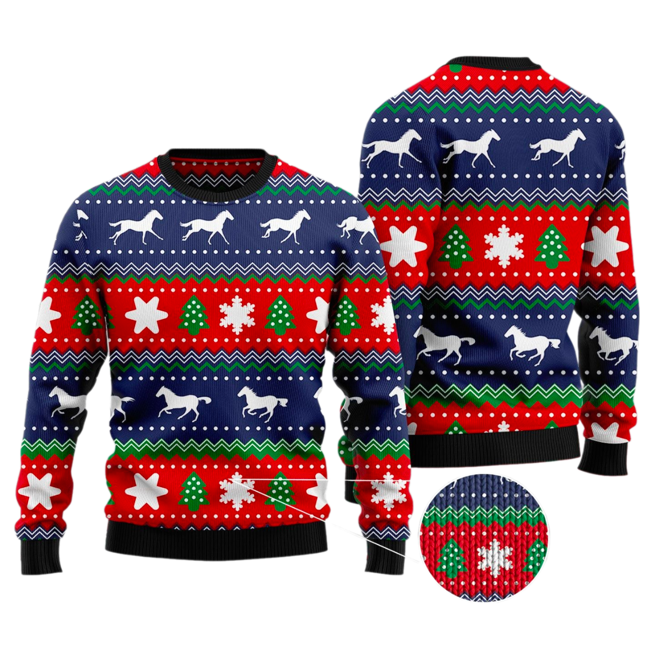 Amazing Horses Ugly Christmas Sweater For Men & Women Christmas Gift Sweater US2927 - WeCustomit