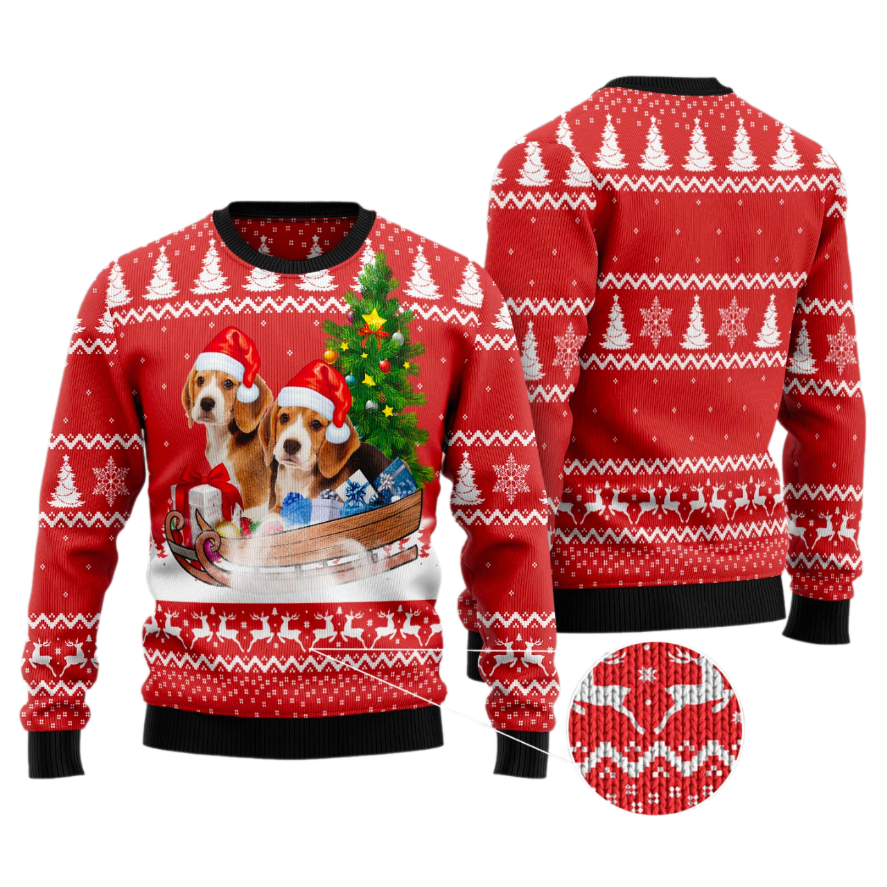 Cute Dogs Ugly Sweater For Men & Women Christmas Gift Sweater US2929 - WeCustomit