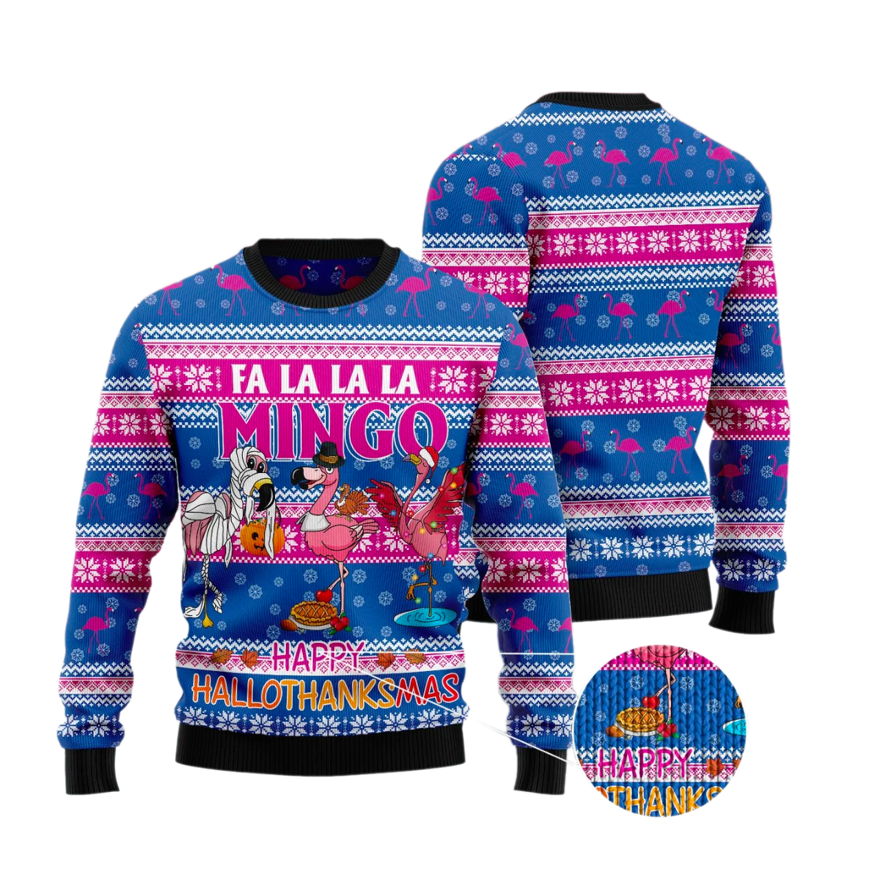 Fa La La La Mingo Ugly Christmas Sweater For Men & Women Christmas Gift Sweater US2935 - WeCustomit