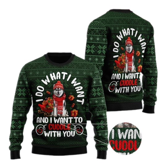 I Want Dog Ugly Christmas Sweater For Men & Women Christmas Gift Sweater US3289 - WeCustomit