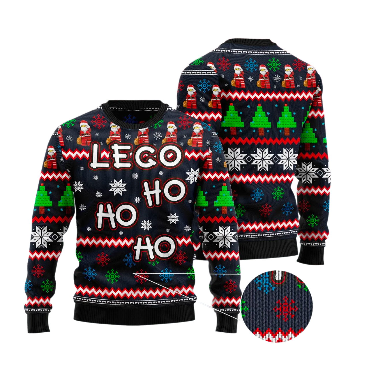 Lego Hohoho Ugly Christmas Sweater For Men & Women Christmas Gift Sweater US3142 - WeCustomit