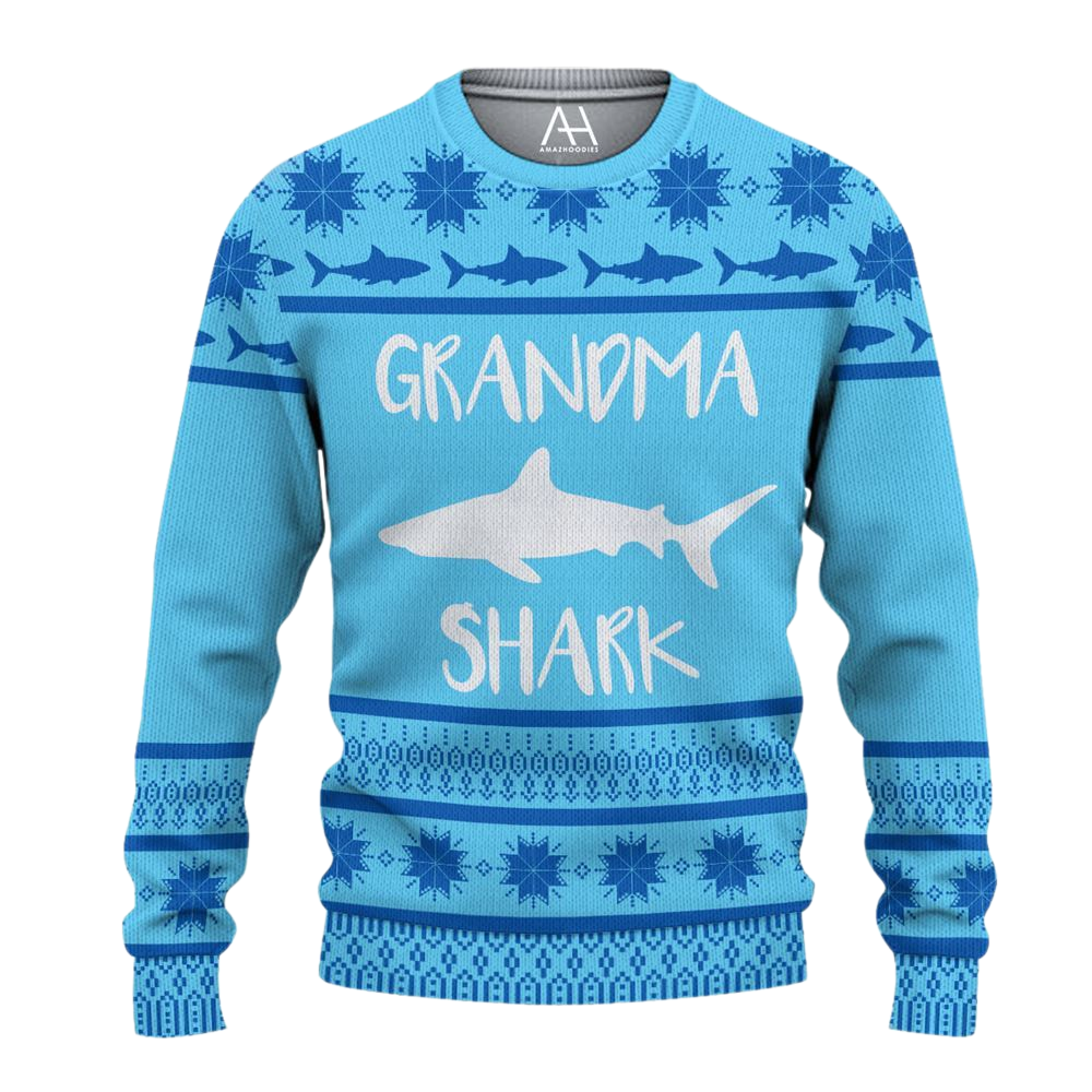 Shark Christmas Ugly Christmas Sweater For Men & Women Christmas Gift Sweater US3290 - WeCustomit