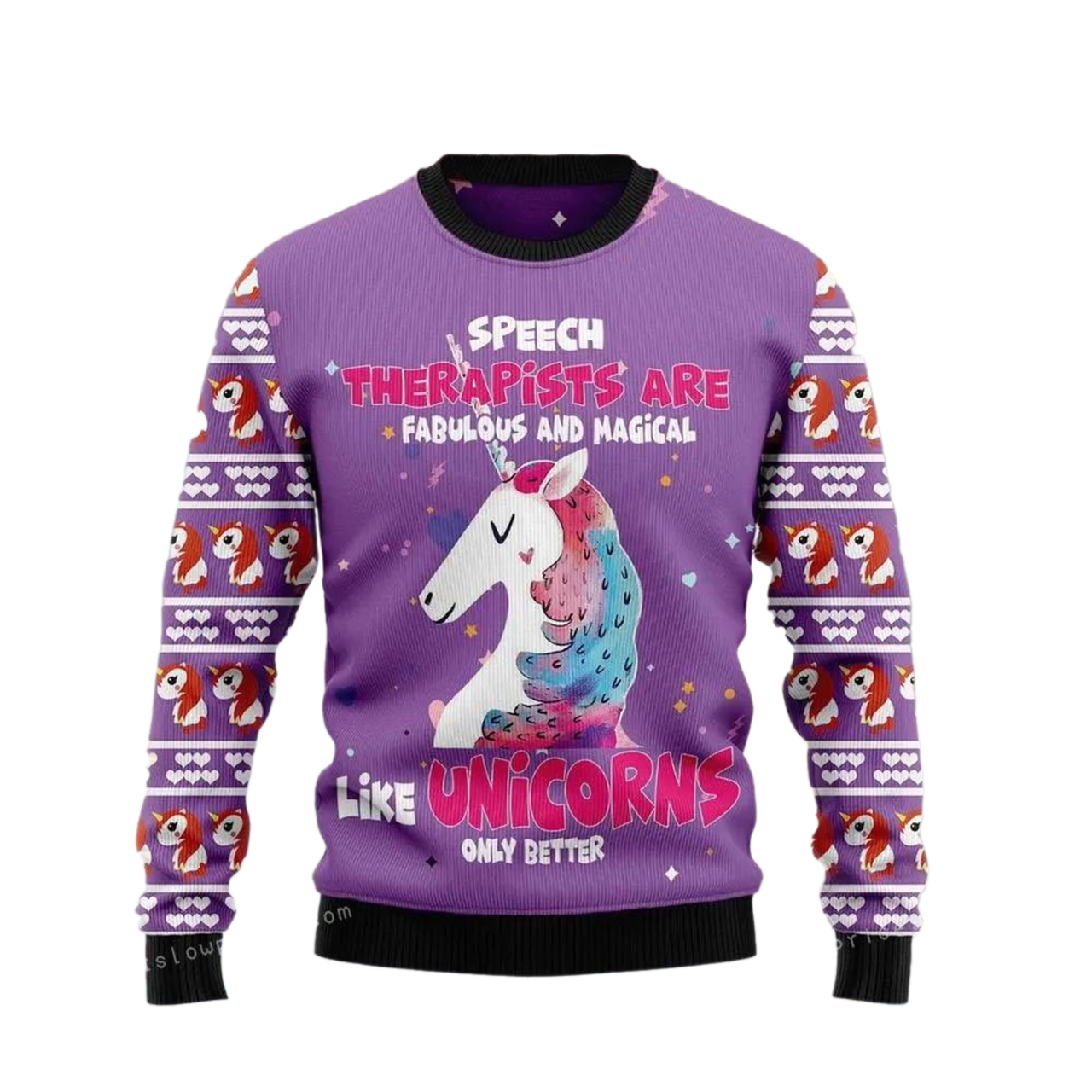 Unicorn Magical Ugly Christmas Sweater For Men & Women Christmas Gift Sweater US3428 - WeCustomit