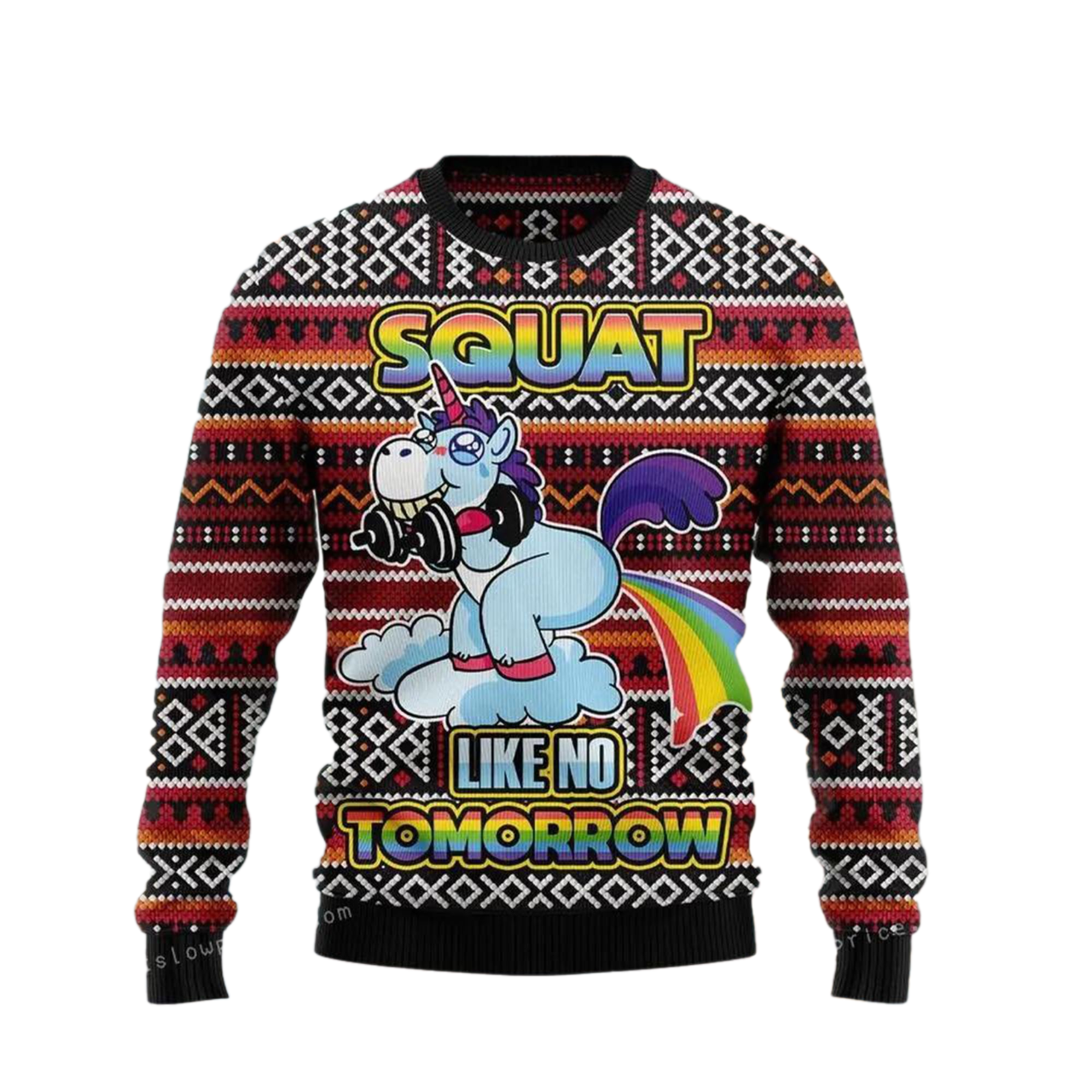 Unicorn Funny Ugly Christmas Sweater For Men & Women Christmas Gift Sweater US3429 - WeCustomit