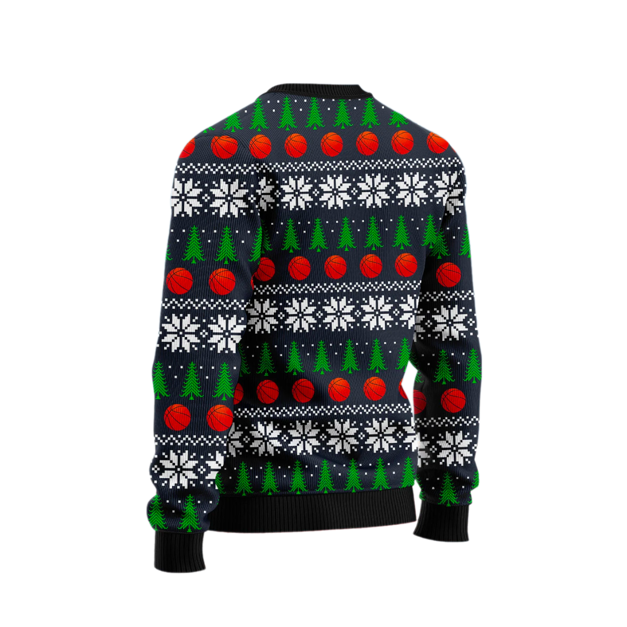 Holly Basket Basketball Christmas Ugly Christmas Sweater For Men & Women Christmas Gift Sweater US3561 - WeCustomit
