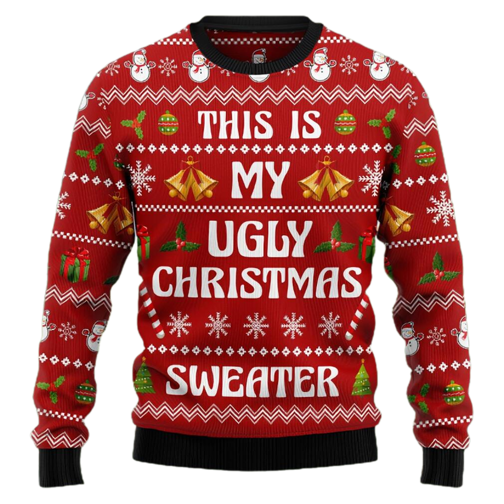 This Is My Ugly Christmas Sweater For Men & Women Christmas Gift Sweater US3456 - WeCustomit