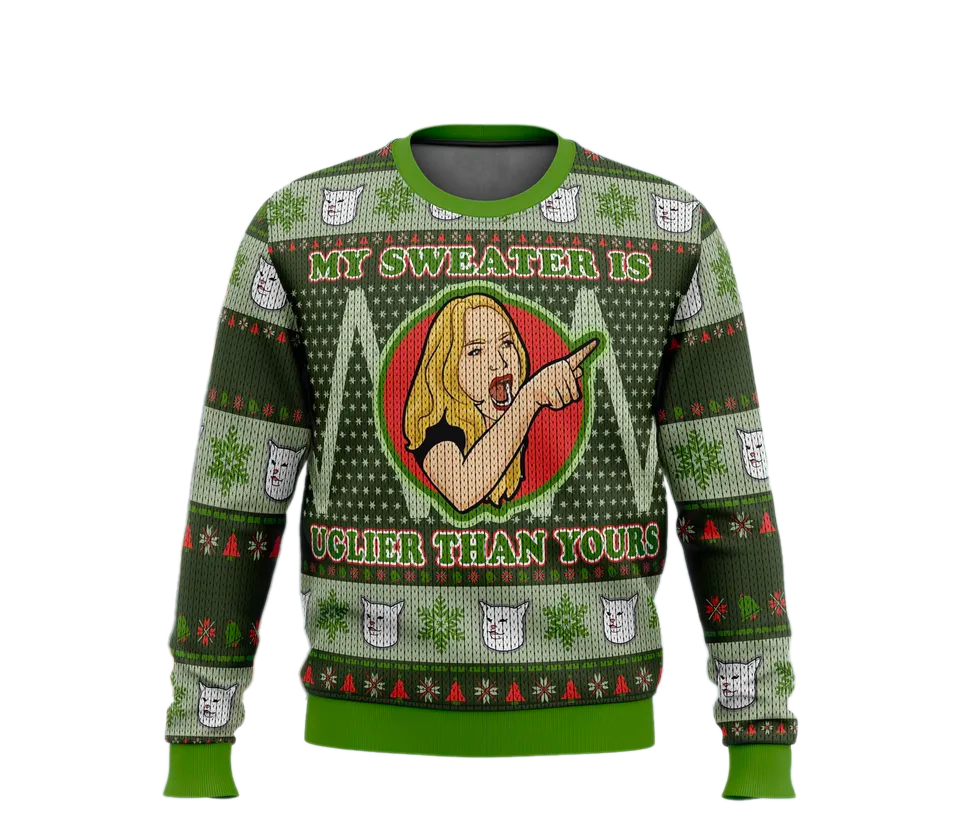 Grumpy Cat Meme Ugly Christmas Sweater For Men & Women Christmas Gift Sweater PT1339 - WeCustomit