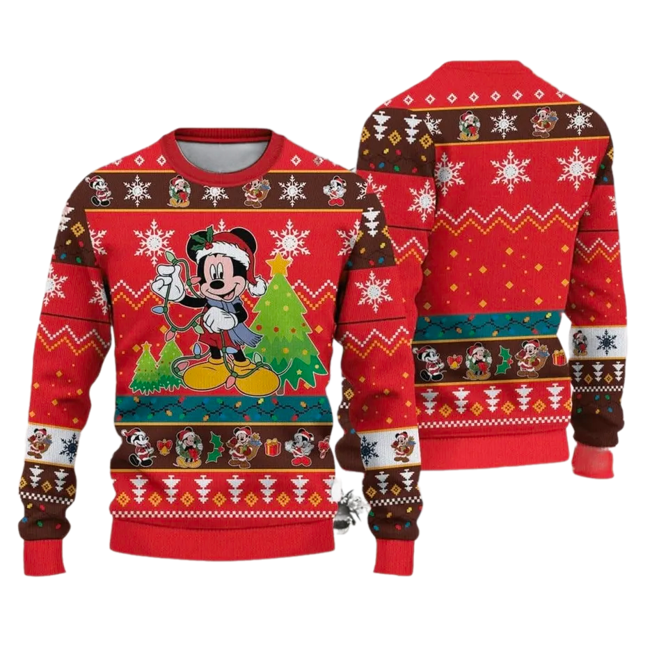 Mouse Ugly Christmas Sweater For Men & Women Christmas Gift Sweater PT1340 - WeCustomit
