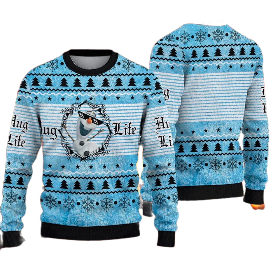 Hug Life Ugly Christmas Sweater For Men & Women Christmas Gift Sweater PT1344 - WeCustomit
