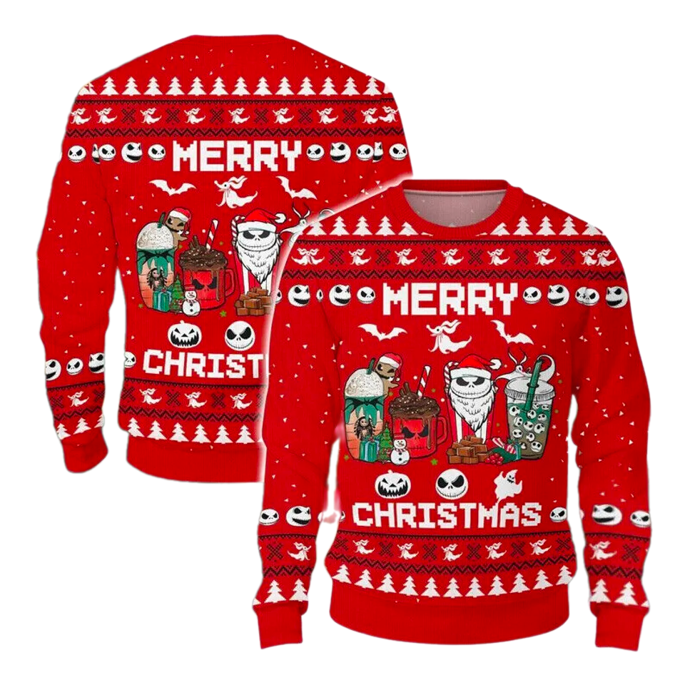 Merry Christmas Ugly Christmas Sweater For Men & Women Christmas Gift Sweater PT1353 - WeCustomit