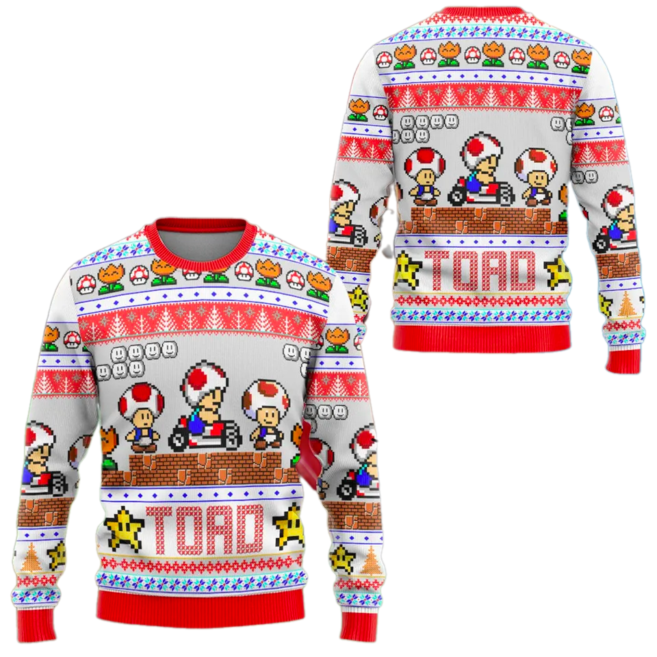 Toad Ugly Christmas Sweater For Men & Women Christmas Gift Sweater PT1406 - WeCustomit