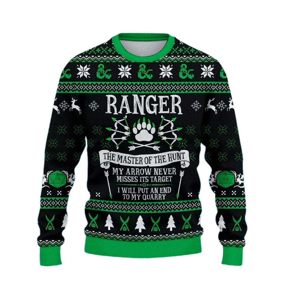 The Master Of The Hunt Ugly Christmas Sweater For Men & Women Christmas Gift Sweater PT1428 - WeCustomit