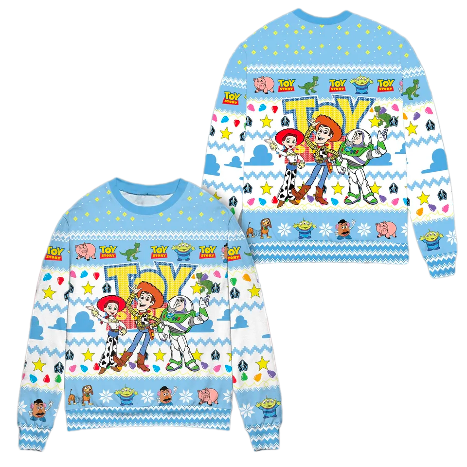 Toy Christmas Ugly Christmas Sweater For Men & Women Christmas Gift Sweater PT1451 - WeCustomit