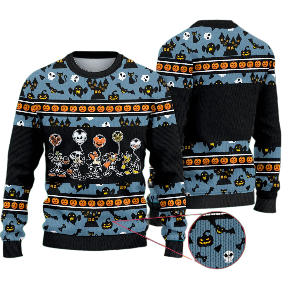 Halloween Christmas Ugly Christmas Sweater For Men & Women Christmas Gift Sweater PT1498 - WeCustomit