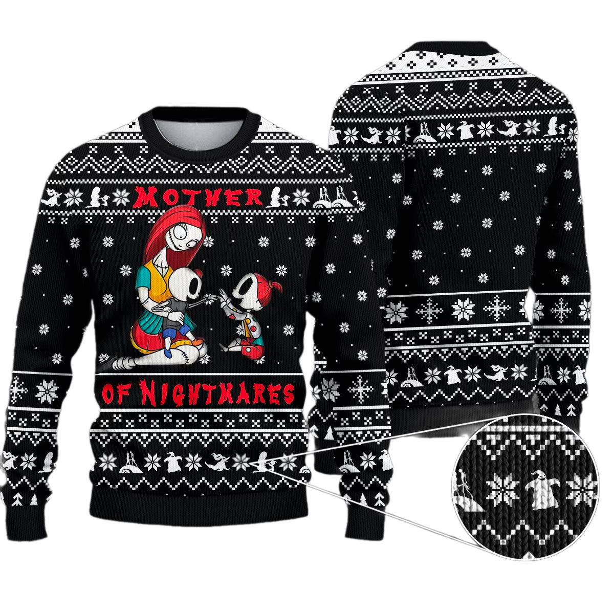 Mother of Nightmares Ugly Christmas Sweater For Men & Women Christmas Gift Sweater PT1504 - WeCustomit