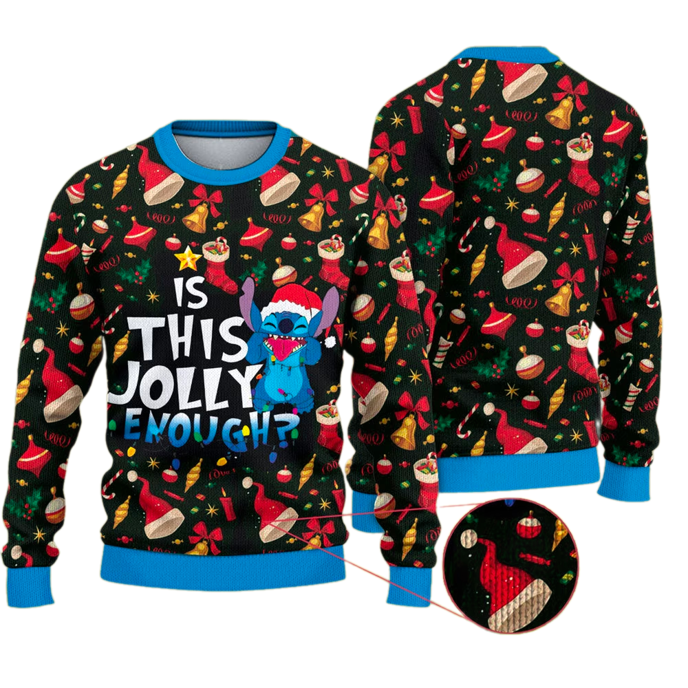 Have A Holly Jolly Christmas Ugly Christmas Sweater For Men & Women Christmas Gift Sweater PT1508 - WeCustomit