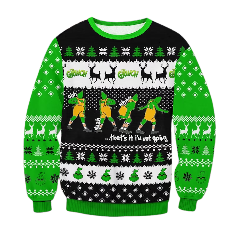 Funny Grinch Ugly Christmas Sweater For Men & Women Christmas Gift Sweater US3759 - WeCustomit
