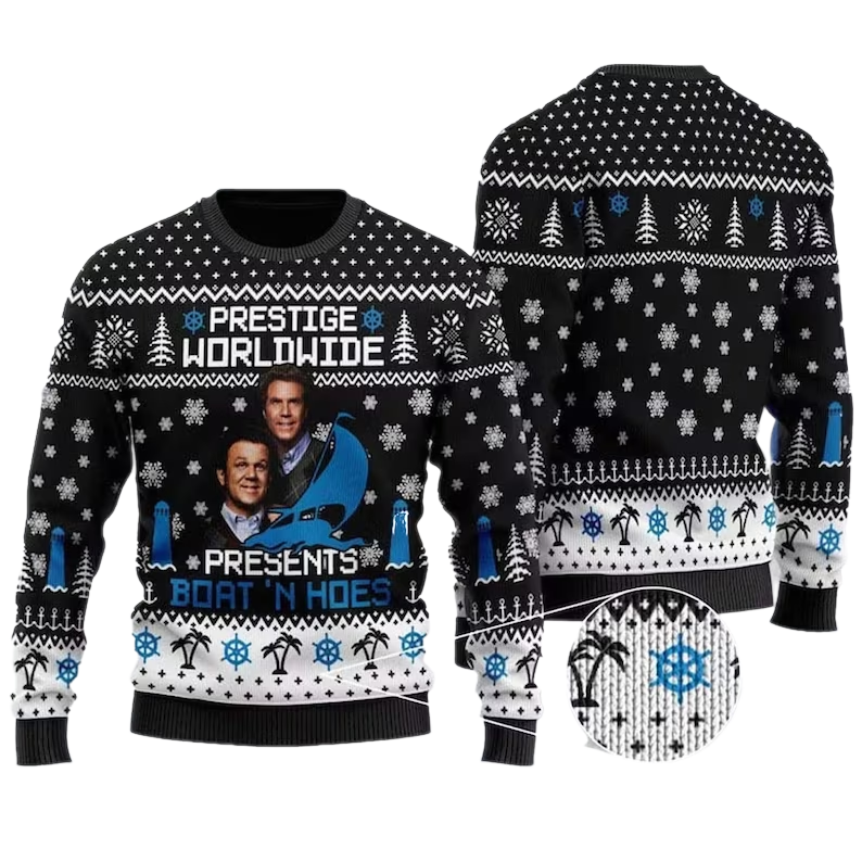 Step Brothers Ugly Christmas Sweater For Men & Women Christmas Gift Sweater US3765 - WeCustomit