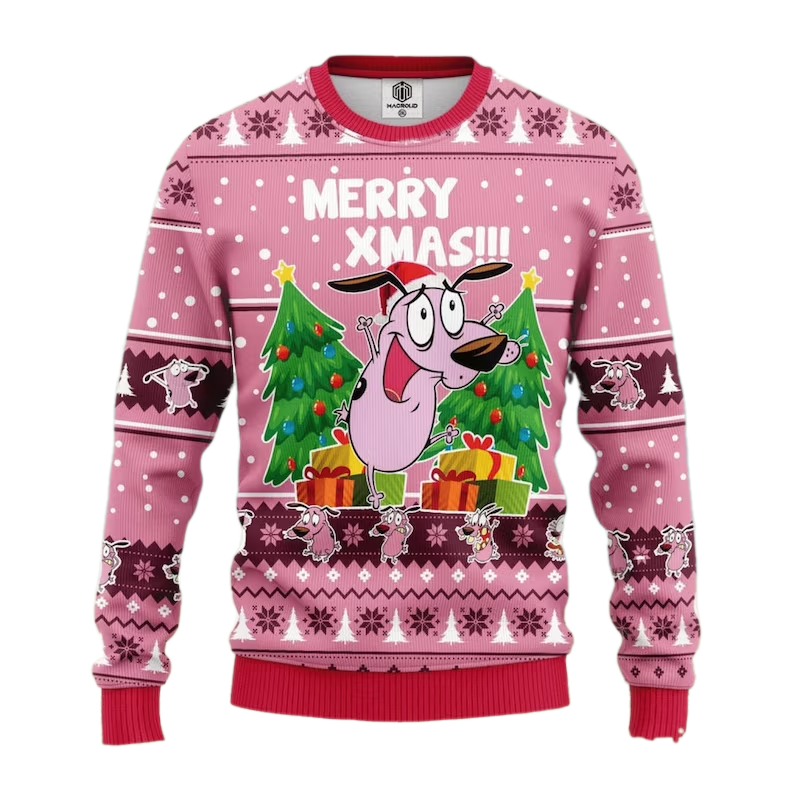 C0uage The C0wardly Ugly Christmas Sweater For Men & Women Christmas Gift Sweater US3772 - WeCustomit