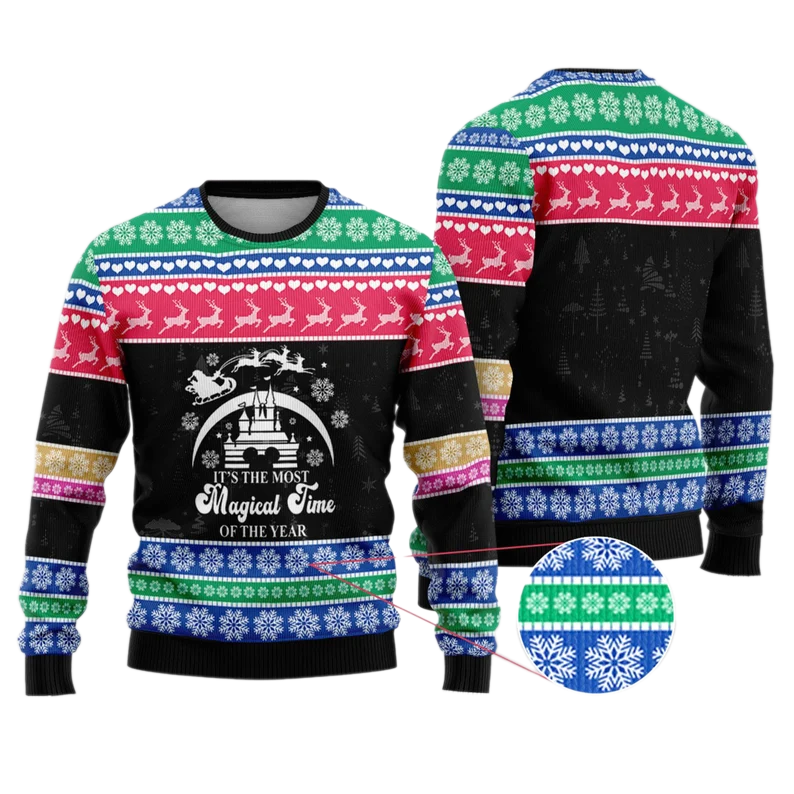 Its The Most Magic Time of the Year Ugly Christmas Sweater For Men & Women Christmas Gift Sweater US3849 - WeCustomit