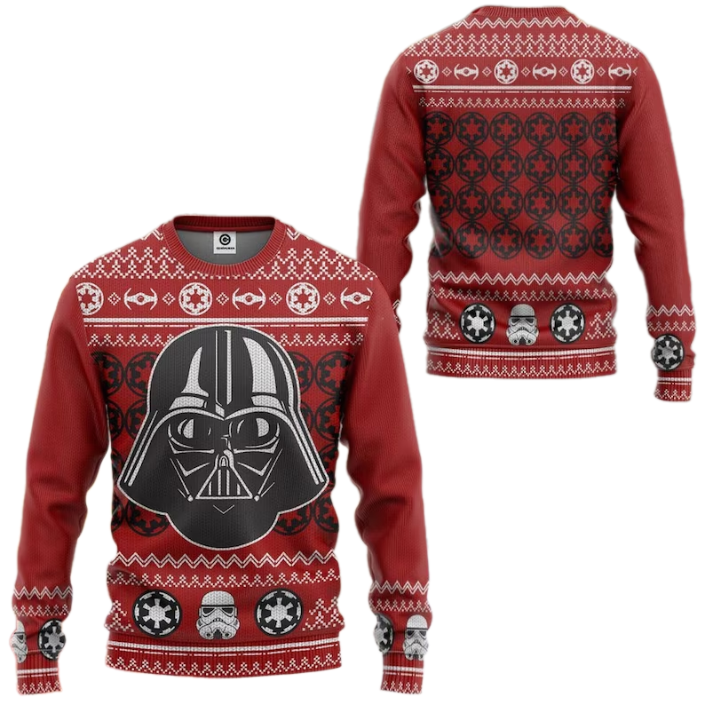 Da.rth Va.der Ugly Christmas Sweater For Men & Women Christmas Gift Sweater US3854 - WeCustomit