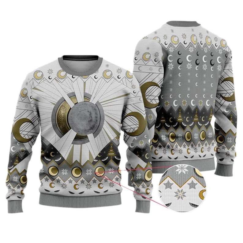 Moon Knight Super.hero Aven.gers Ugly Christmas Sweater For Men & Women Christmas Gift Sweater US3858 - WeCustomit